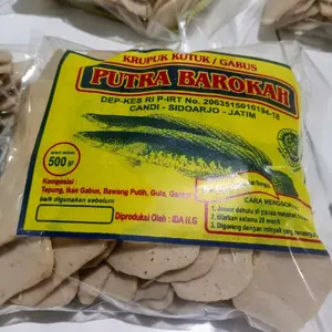 Kerupuk ikan Gabus/kutuk murni 500gr