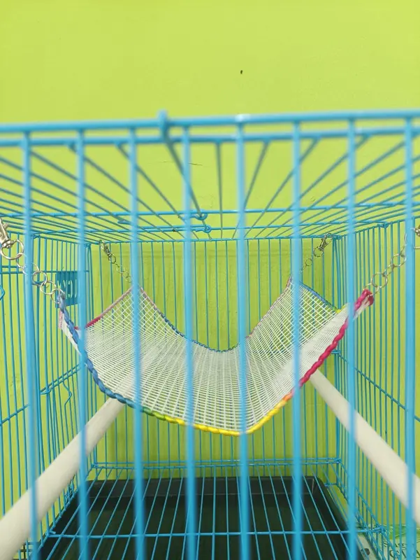 Jembatan Panjatan Hammock Jaring Mainan Hewan Sugar Glider Tupai 5