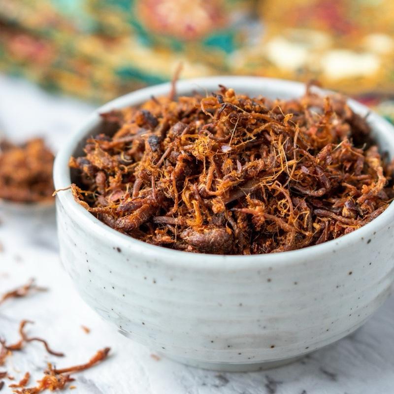 SERUNDING DAGING 250GRAM SPICED BEEF FLOSS LEMBU HOMEMADE - TikTok Shop ...