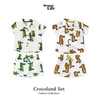 Gambar MemoryLife - Crocoland Set | Setelan Premium Anak-Anak | Untuk Anak Umur 3 Bulan -  24 Bulan - Sunset Croco, 24M dari MemoryLife Shop Kota Administrasi Jakarta Utara 1 Tokopedia