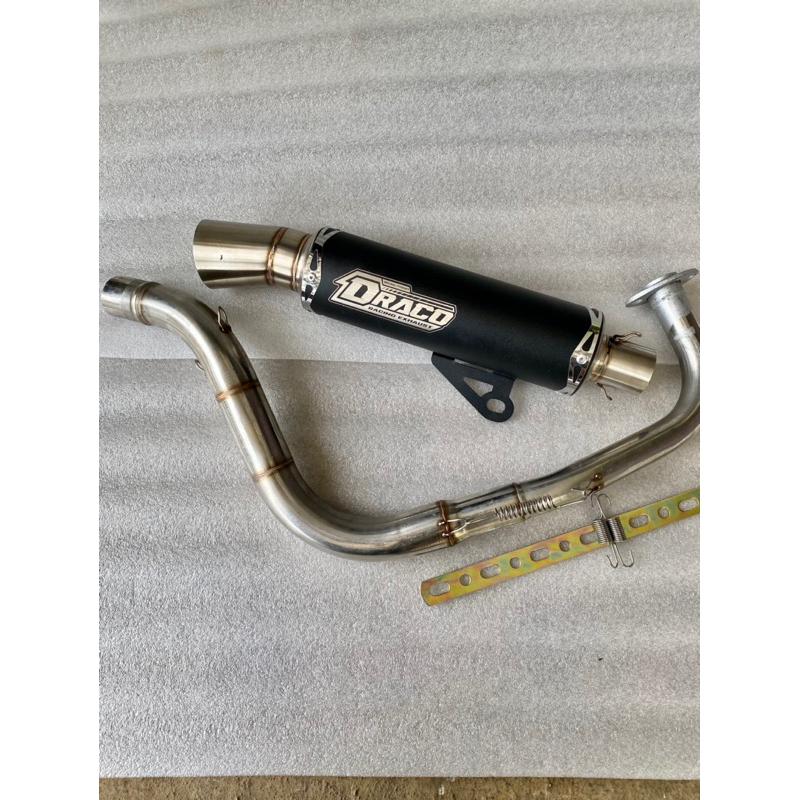 Product Introduction of Knalpot Samlong DRACO INLET 38MM ORIGINAL BLACKCOATING NMAX AEROX BEAT MIO SCOOPY VARIO. DLL 2