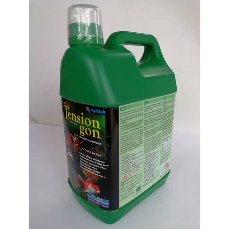 Mydilab Tension Gon Anti Chlorine Aquarium Fish 4Litre Ikan Akuarium