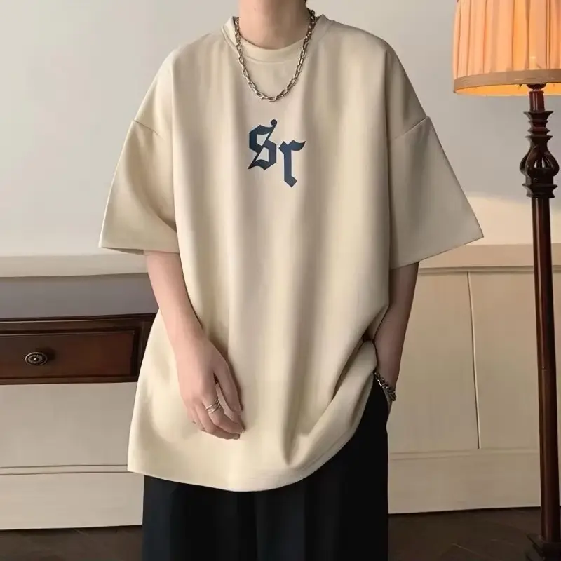 T Shirt Big Size ( M - 6XL ) Kaos Jumbo SIMPEL SR SIMPLE GOTHIC Oversize Unisex M L XL XXL 3XL 4XL 5XL 6L Atasan Cotton Combed Korean Ulzzang Street Wear Kaos Lengan Pendek Pria Wanita Jumbo Hypebeast Y2k Hip hop Denim Hitam Putih Beige Navy 3