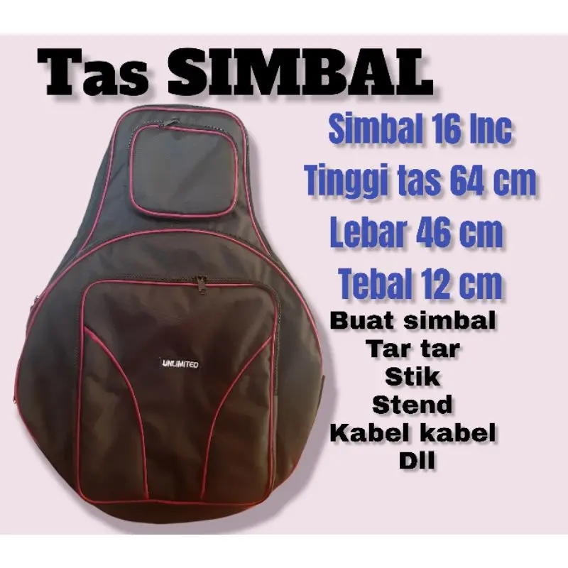 tas simbal saku kotak kuat dan bagus