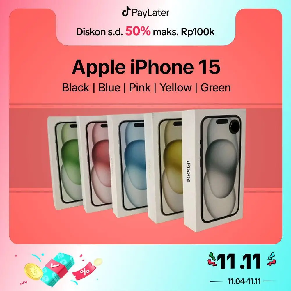 [ EXCLUSIVE 805 GADGET ] Apple iPhone 15 128GB 256GB 512GB Garansi Resmi