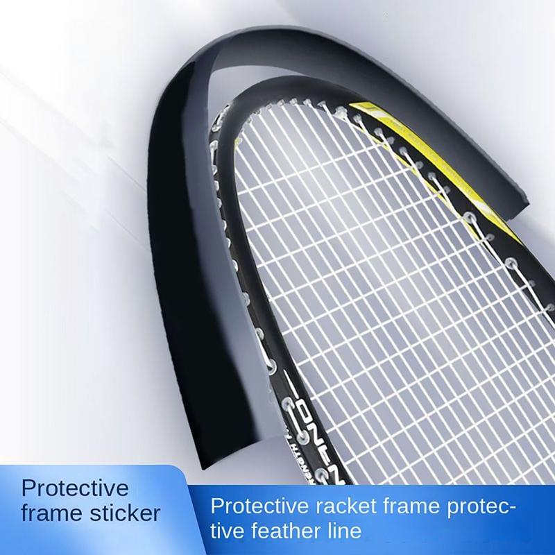 Head Protector Racket Convenient Self Adhesive Badminton Racket Head Protection Anti-Friction ...