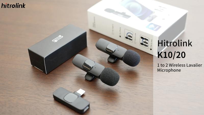 Product Introduction of Wireless lavalier microphone Type-C K20 lapel/collar clip microphone Wireless mobile receiver USB-C charging, plug-in rechargeable, compact and portable, intelligent noise reduction, for: smartphone, audio, wireless live broadcast, Vlog recording video 32