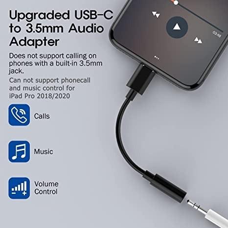 TNW Type C to 3.5mm Headphone Jack Adapter IOS Tipe C Aux Audio Converter - EC SOLUTION Accessories Jam 2