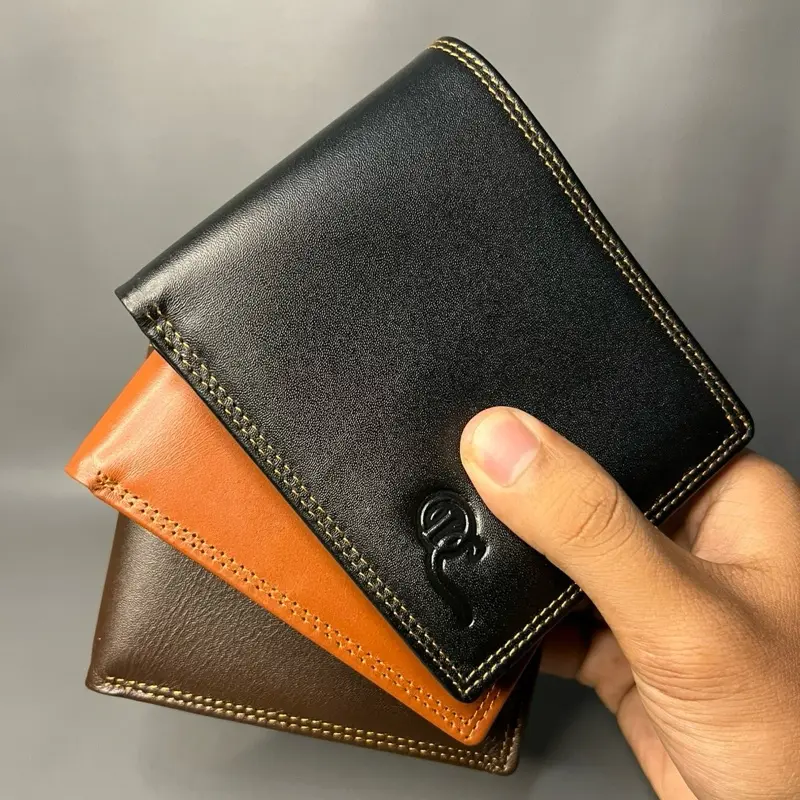 [FULL 050 KLT] Dompet Uang dan Kartu Pria dari Kulit Sapi Asli tanpa kain
