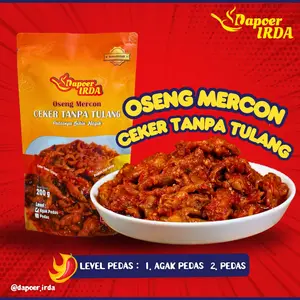 Dapoer Irda Oseng Mercon Ceker Tanpa Tulang 200grm
