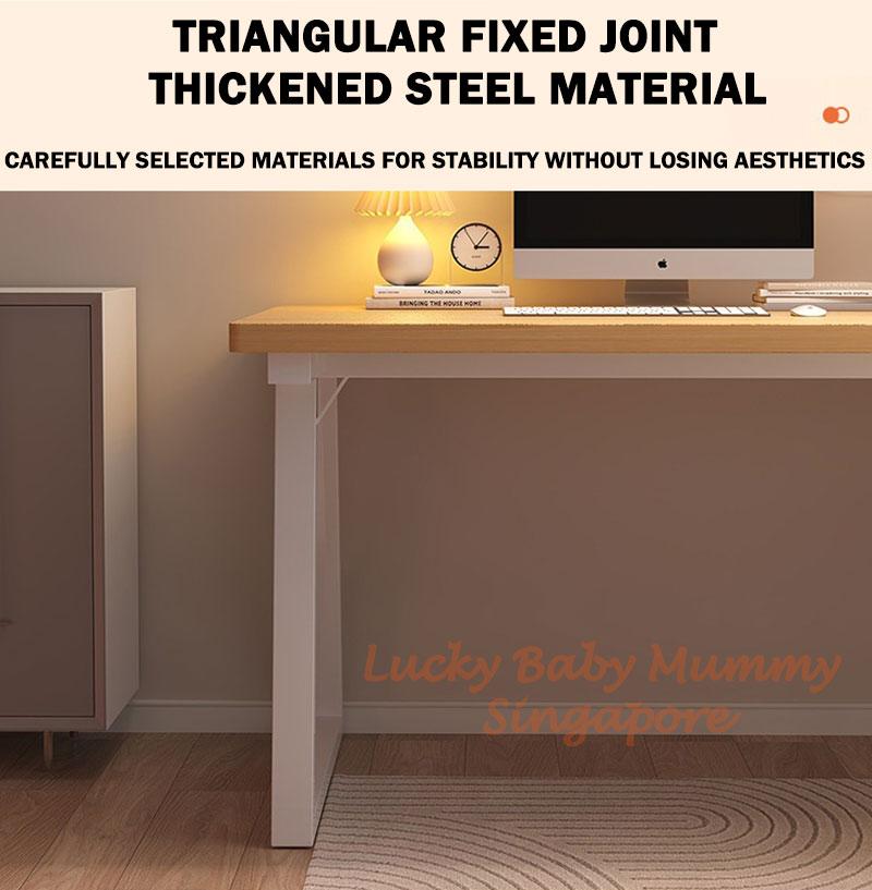 Product Introduction of A661 Minimalist Dual Study Table, Simple Modern Study Desk, Office Desk 29