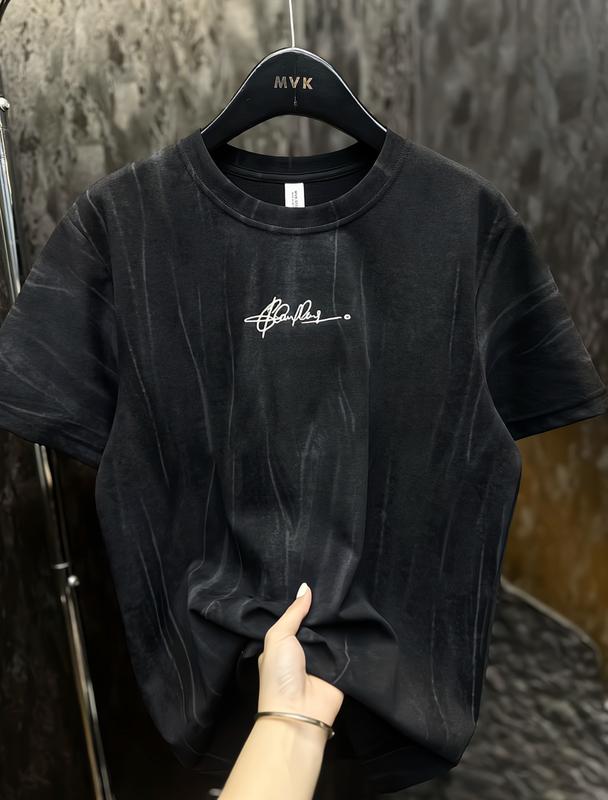 [CHẤT LIỆU MỚI] Áo Thun WASH Thêu MVK Chất Cotton Mịn Phong Cách Thể Thao Năng Động, Áo Phông Wash Nam Nữ Thêu Signature Basic 220 gsm Dày Dặn Co Giãn Giặt Máy Được