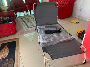Product Review of Foldable Folding Sleeping Single Chair Bed Soft Pad Cushioned Lounge Deck Lazy Sofa Home Outdoor Indoor Nap ReclineR from v**a 0