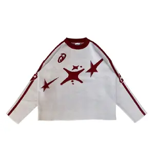 JANGO Knit Sweater Boxy Broken White | Knit Jersey | Sweater Rajut Premium Pria Wanita Knitwear