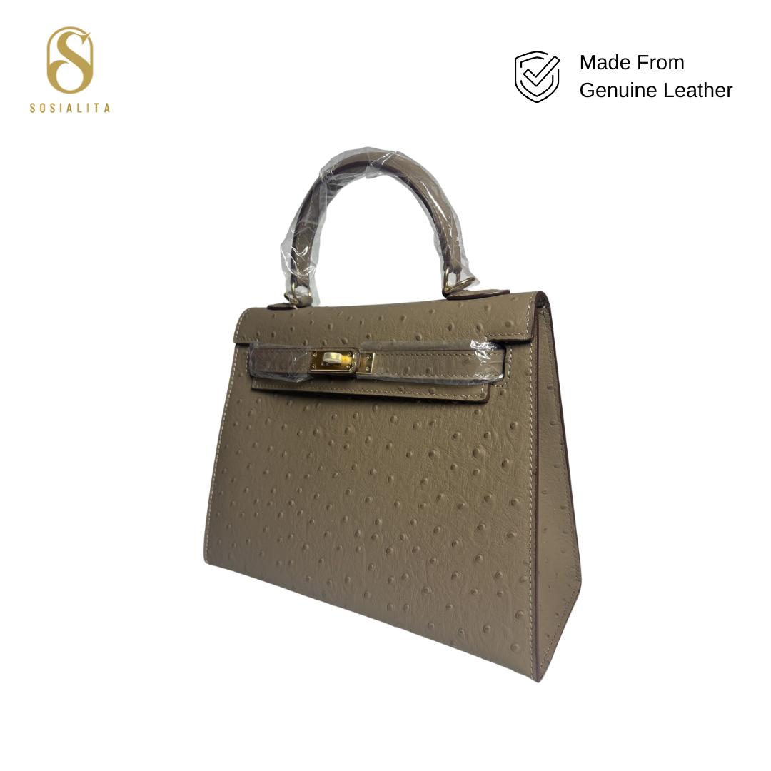 Sosialita Kellvara 25 Ostr Genuine Leather Bag Tas Kulit Asli Tas Wanita Tas Jinjing Tas Selempang