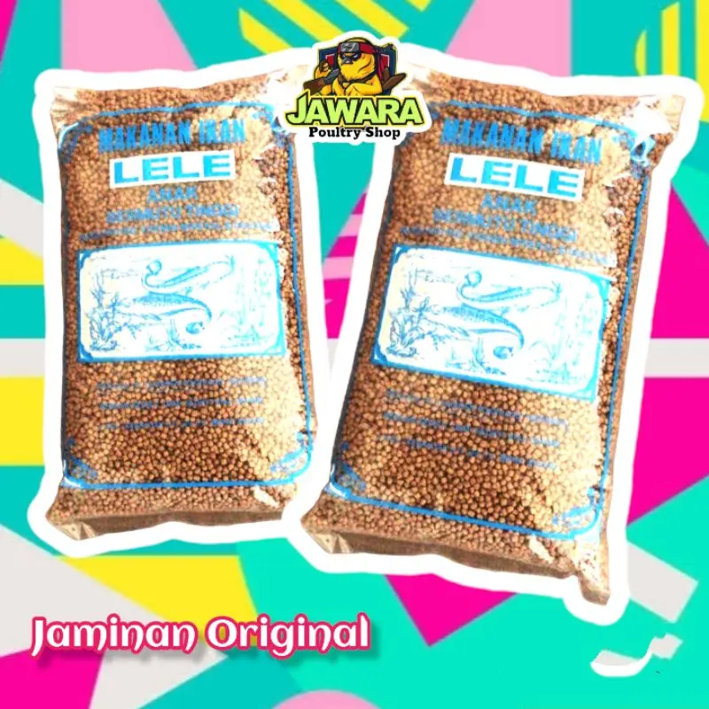Pakan Pelet Ikan Lele Mujair Bandeng Murah Kemasan 900 gram 0
