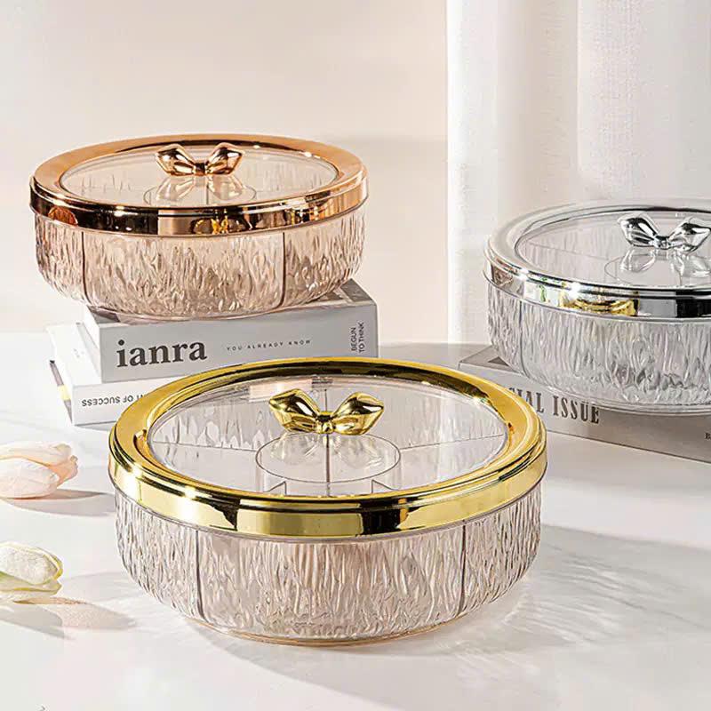 Khay mứt đựng bánh kẹo cao cấp chia ngăn tiện lợi sang trọng