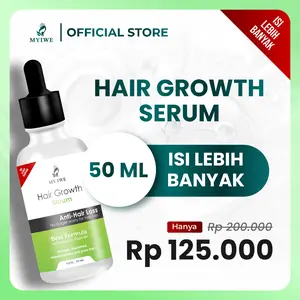 2 LEBIH HEMAT! Myiwe Hair Growth Serum Penumbuh Rambut Botak dan Cegah Rontok