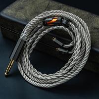 Gambar Yongse x Angelears Mars Grey Silver Foil Winding Silver-plated Copper Alloy Earphones Upgrade Earphone IEM In Ear Monitor Cable dari Bass Audio Official Kota Bandung 4 Tokopedia