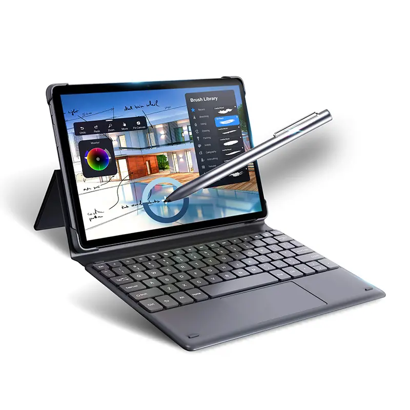 Advan Tab Sketsa 3 Layar 10.1” HD IPS 128GB+RAM 6GB Tiger T606 Android 13 Dual Sim Card Free Keyboard & Stylus Pen | Sketsa 3 Advan 1