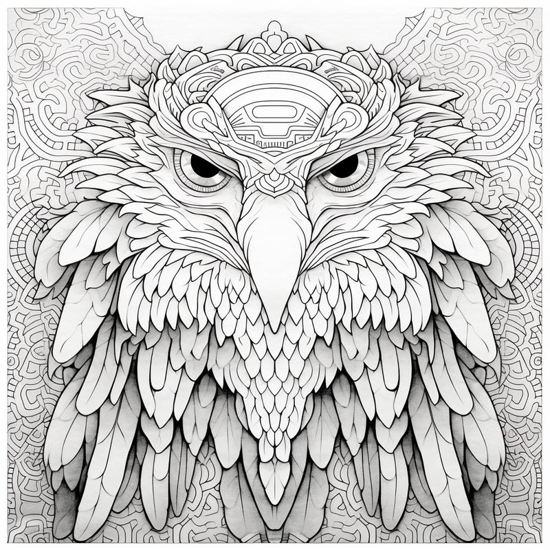 Animals Series in Mandala Style Coloring Book/ 25 Lembar Buku Mewarnai Bahagia Bookspace 4