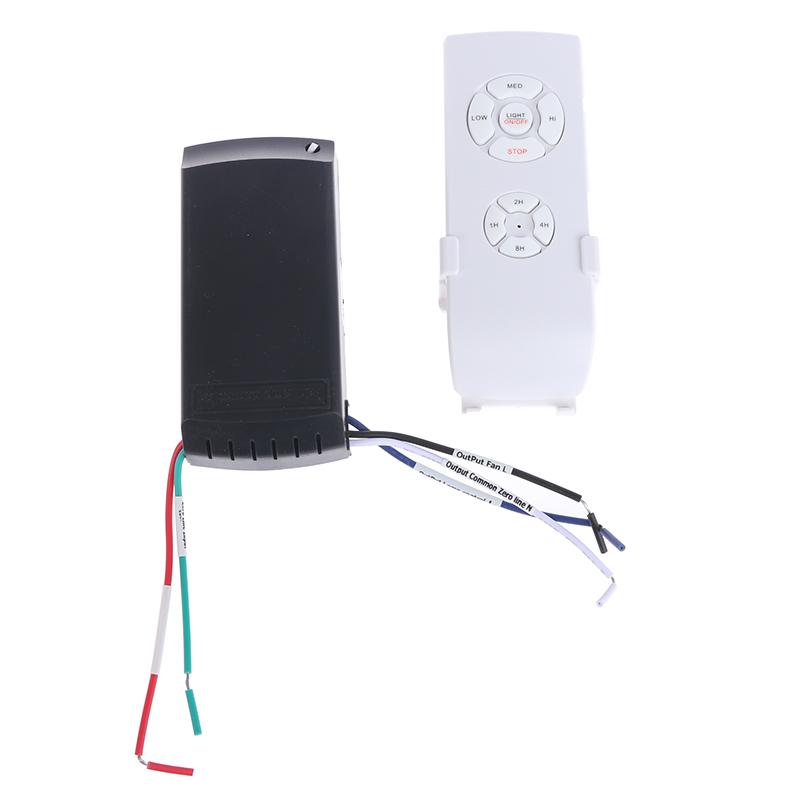 Product Introduction of 110-240V Universal Ceiling Fan Lamp Speed Remote Control Kit Timing Wireless 46