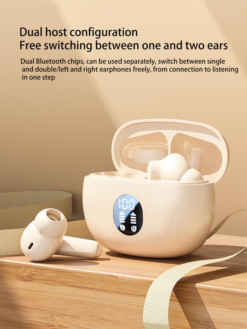Product Introduction of Wireless Earphone, In-ear Design Earbuds with Charging Case, Noise Cancelling Headphones, Bluetooth-compatible Earbuds for Gaming, Sports, Office 7