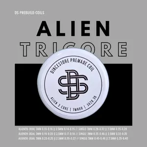 Sticker Label Alien 3 Core Premium Bahan TMN Sepasang