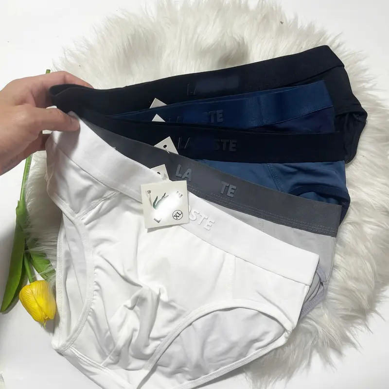 Combo 3 quần sịp TAM GIÁC LACO vải thun lạnh ( mua 2 set thêm 1 quần) Cotton Nam Menswear 1
