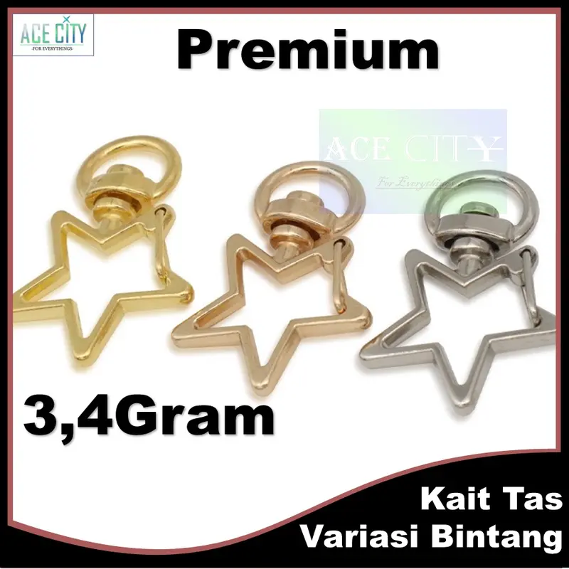 Kait Tas 1pcs Model Bintang ( HighQuality & Premium ) 4