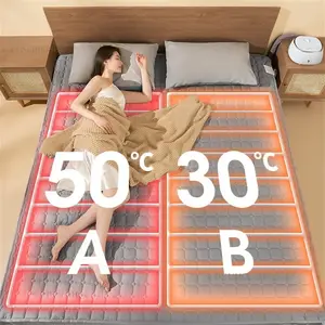 Electric Blankets Double Control Water Heated Blanket Thermostat Electric Mattress Household Bedroom Electric Heating Blankets h