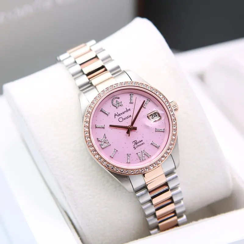 Jam Tangan Wanita Alexandre Christie Terbaru/ Alexander Christie Garansi Resmi 1 Tahun Murah Ac6206 0