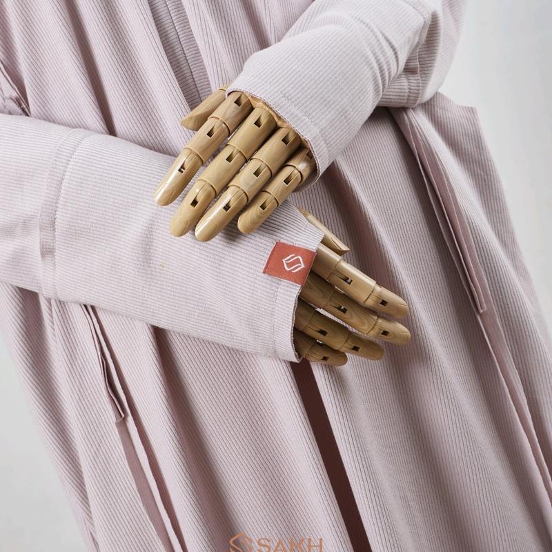 Saba dress knit daily muslimah gamis kaos olahraga 5