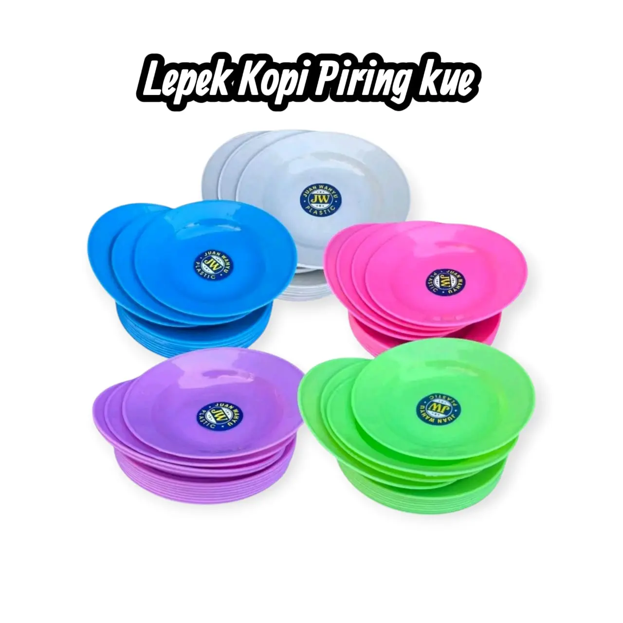 LEPEK KOPI PIRING KUE PIRIK CAFE MINI PLASTIK