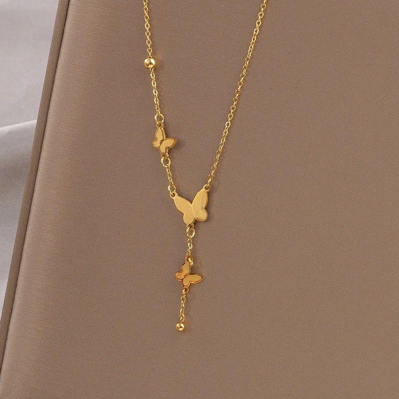 G-32 COD  Tren Fashion-Kalung Wanita Kupu-kupu 2