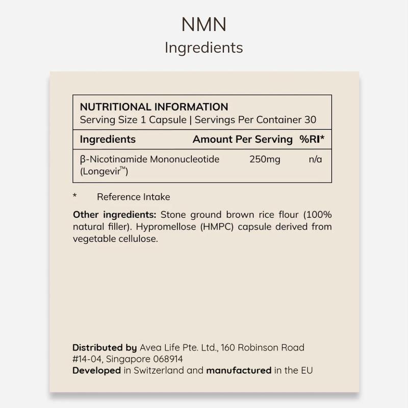 Product Introduction of AVEA Vitality Bundle | NMN 250mg + Booster (Nicotinamide Mononucleotide, Resveratrol, Ubiquinol,  Antioxidants) | Developed in Switzerland | Manufactured in Europe 2
