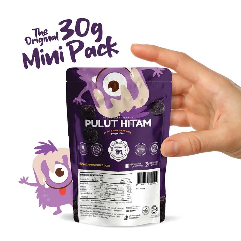 The Kettle Gourmet Mini Monster - Pulut Hitam Popcorn (30g) - TikTok ...