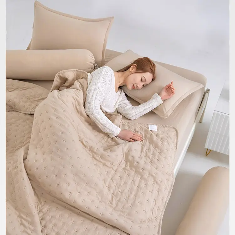 Series Bed Cover ONLY Selimut Tidur Lembut Motif Polos Soft Washable BEST SELLER - ZHB 3