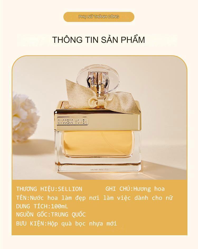 Product Introduction of 【Nước Hoa Sellion】Nước Hoa Nữ, Hương Hoa Và Trái Cây Ngọt Ngào, 1 Miếng, Hương Hoa Hồng Và Trái Cây, Mỹ Phẩm Lễ Hội Âm Nhạc Nữ, Hương Thơm Lâu Dài, Thích Hợp Cho Bạn Gái, 100ml 14