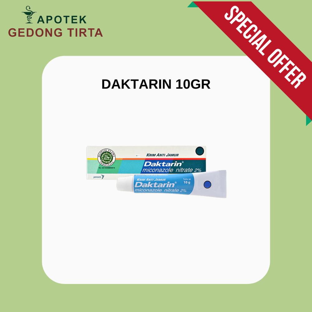 Daktarin Cream Anti Jamur Kulit 10gr Miconazole Nitrate 2% Original Obat Panu