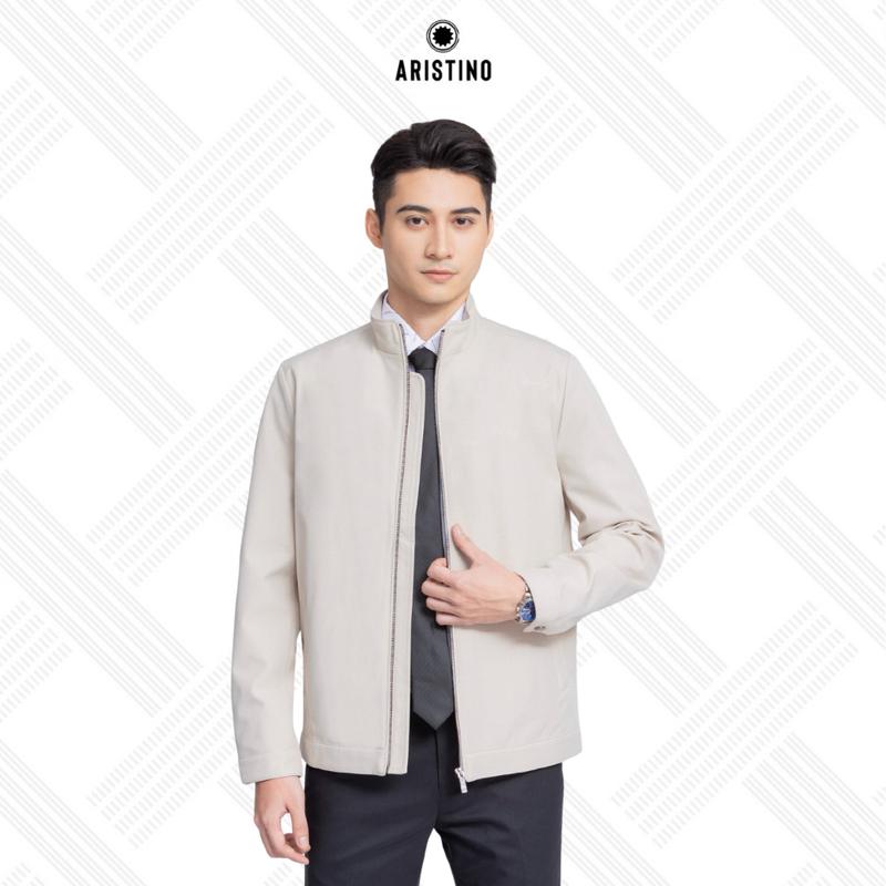 ARISTINO Áo khoác nam 2 lớp, lót lụa, bền màu, đứng form trẻ trung phom dáng regular fit AJK019W3