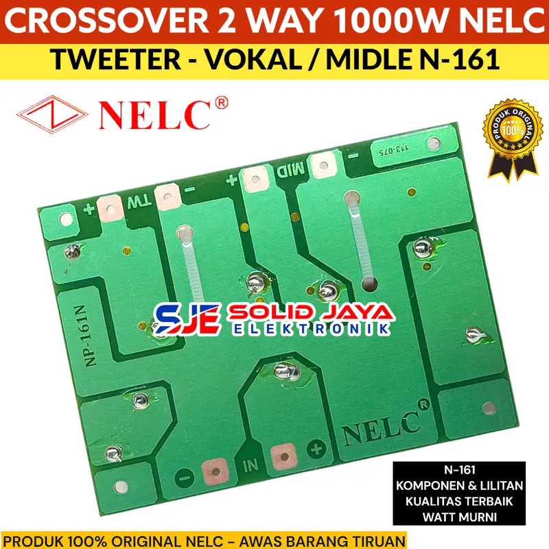 CROSSOVER TWEETER VOKAL 2 WAY N161 NELC - CROSSOVER 2 WAY NELC N-161 TWETER VOCAL MIDLE MIDEL TWITTER MIDDLE TWITER VOKAL MID HIGH HI MIDRANGE CROSOVER CROSOFER CROSSOFER KROSOFER KROSSOFER KROSSOVER KROSOVER PASIF 2 WAY NELC N 161 N-161 ASLI ORI ORIGINAL 6