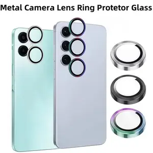 1 Set Film Pelindung Lensa untuk Samsung Galaxy A05S A14 A15 A16 A35 A54  A55 Pelindung Kamera Cincin Logam Untuk Tutup Kaca Lensa Galaxy A16 5G