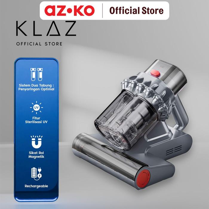 Gambar AZKO Klaz Vacuum Cleaner Cordless Dual Cyclone 13 kPa 2600 mAh - Abu-Abu Penyedot Debu Vakum Alat Sedot Debu Alat Pembersih Ruangan Penghisap Debu dari AZKO ID Kota Administrasi Jakarta Barat Tokopedia