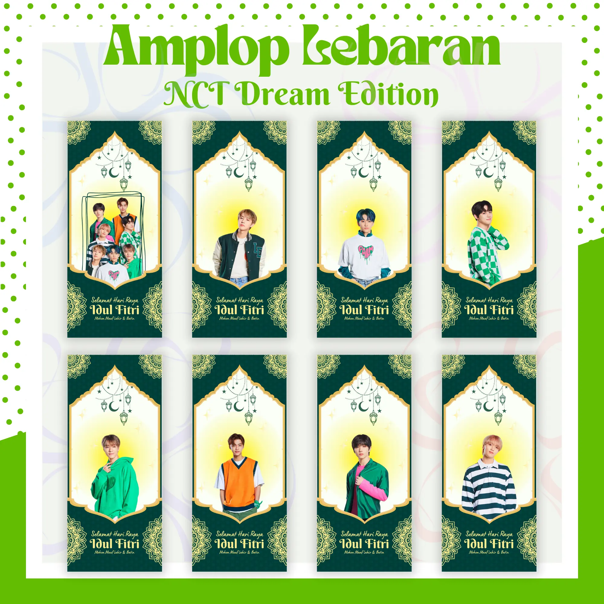 Amplop Lebaran Panjang [K-Pop] NCT Dream Edition