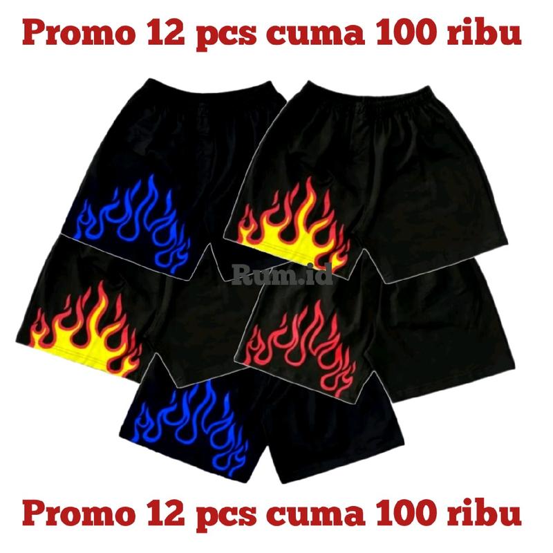 Promo Celana boxer api 12 pcs untuk pria dan wanita (Unisex) 0