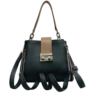 LYKA TAS FENNY SELEMPANG BAHU TIGA RUANG KOMBINASI STYLE WANITA KEKINIAN POLOS KULIT