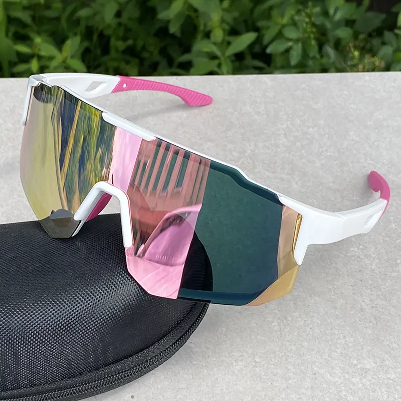 Kacamata Olahraga Outdoor Anti-UV 400 Anti Debu Angin Silau untuk Bersepeda dan Ski