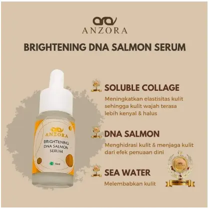 BRIGHTENING DNA SALMON SERUM/ SERUM SALMON/BRIGHTENING DNA SALMON SERUM ANZORA/SERUM 4