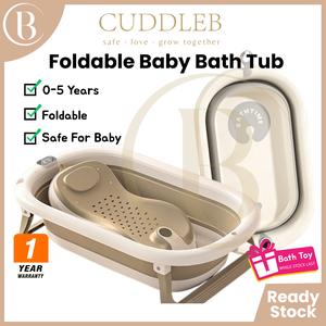 CuddleB Besen Mandi Bayi Tempat Mandi Baby Boleh Lipat Baby Foldable Baby Bath Tub For Newborn Baby And Toddlers Bathtub